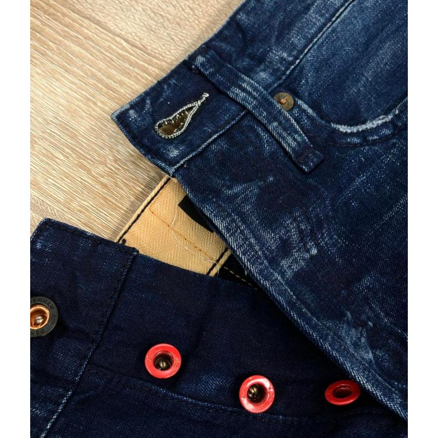 デンハム デニムパンツ SLIM FIT ダメージ加工 メンズ SIZE W28 L32 