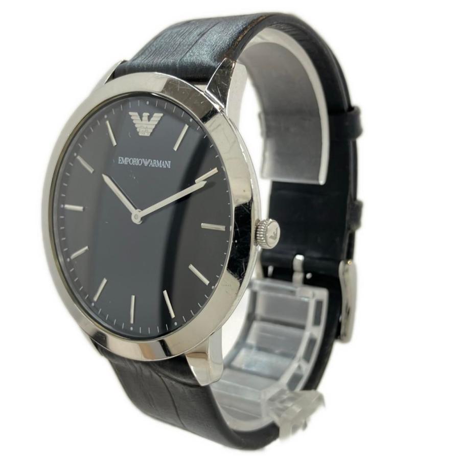 エンポリオ・アルマーニ 腕時計 クオーツ ブラック AR-1741