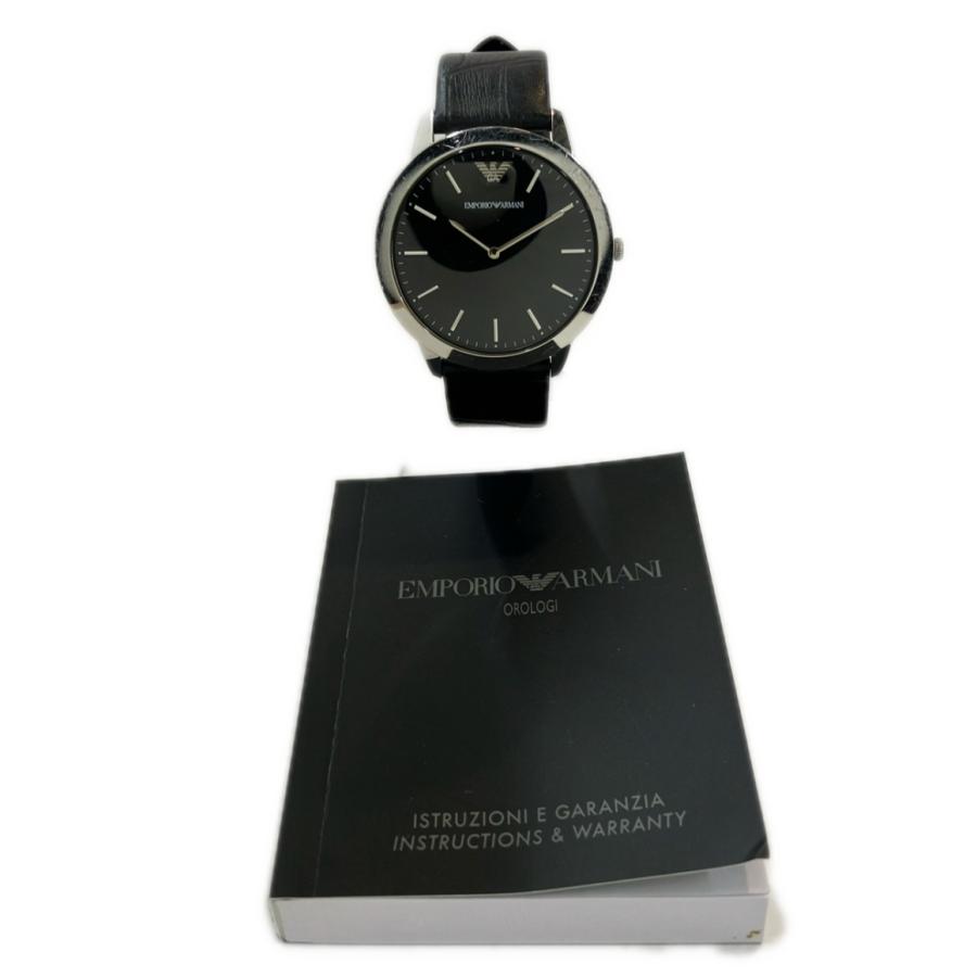 エンポリオ・アルマーニ 腕時計 クオーツ ブラック AR-1741