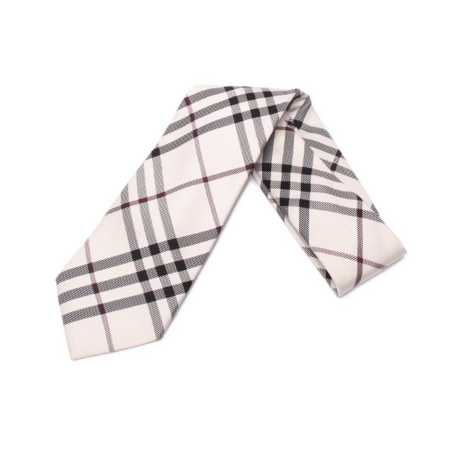 バーバリーブラックレーベル ネクタイ シルク100％ メンズ BURBERRY 