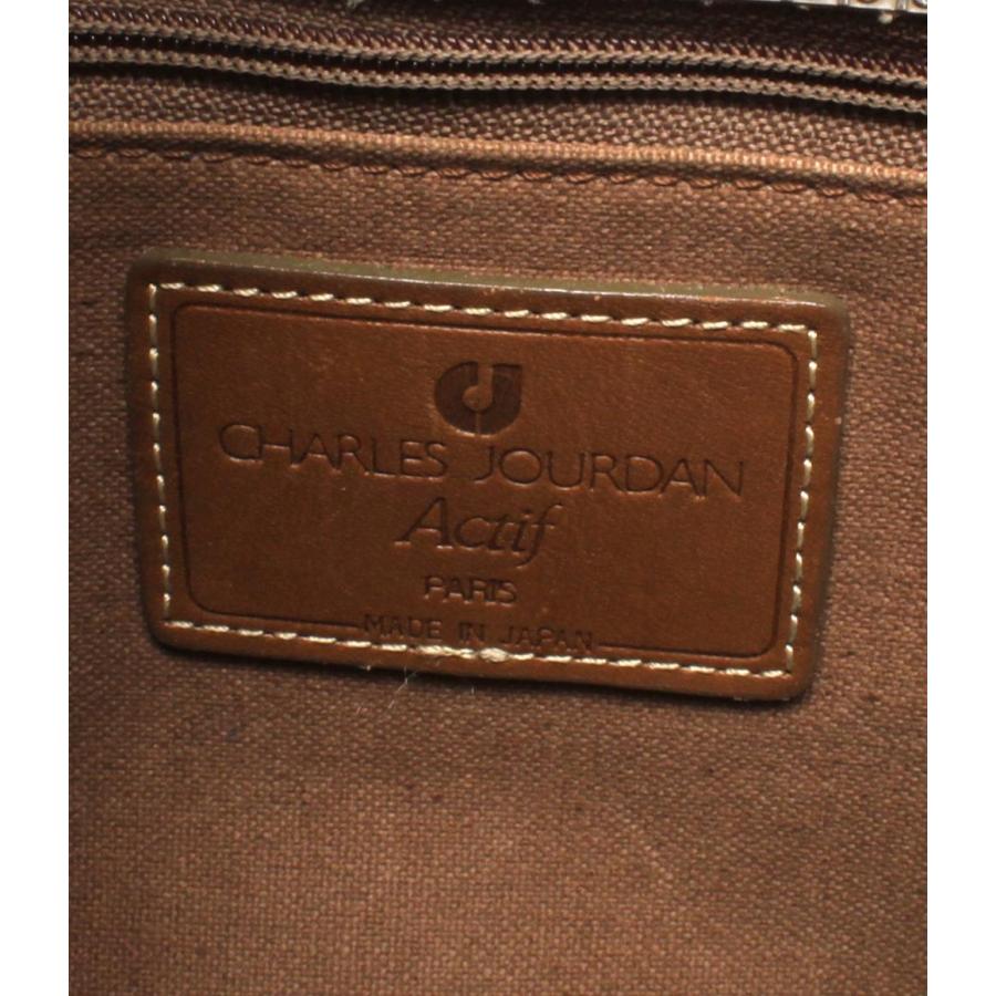 CHARLES JOURDAN paris 日本製　ショルダーバッグ CHARLES JOURDAN paris レザーショルダーバッグ‐古着屋マッシュ