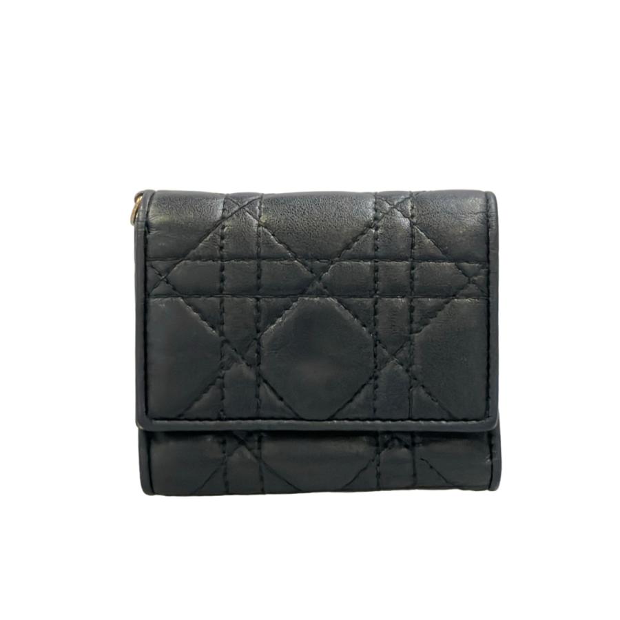 美品⭐︎Christian Dior 三つ折り財布 クリスチャンディオール 三つ折り財布 レディース Christian Dior 中古