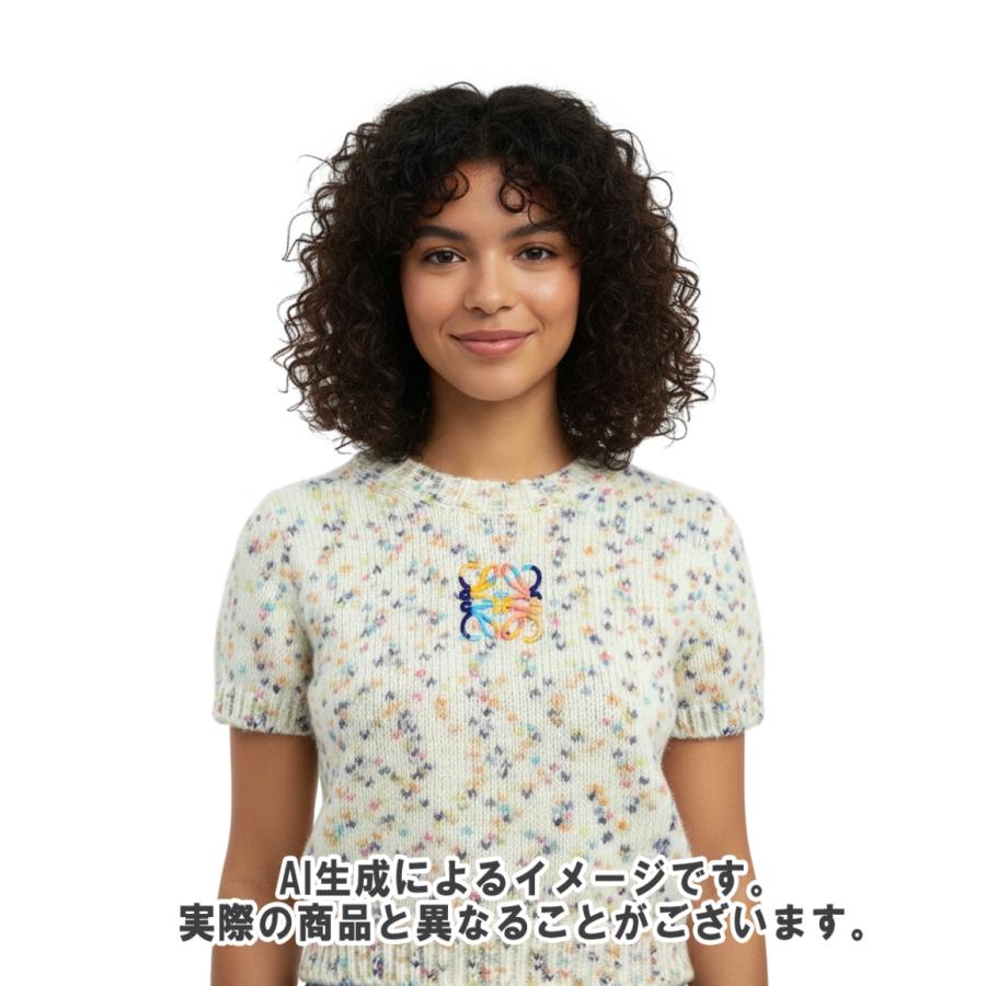 LOEWE ロエベ XS ニット 半袖　【店舗購入品】 ロエベ 半袖ニット ショートスリーブ セーター ウール アルパカ