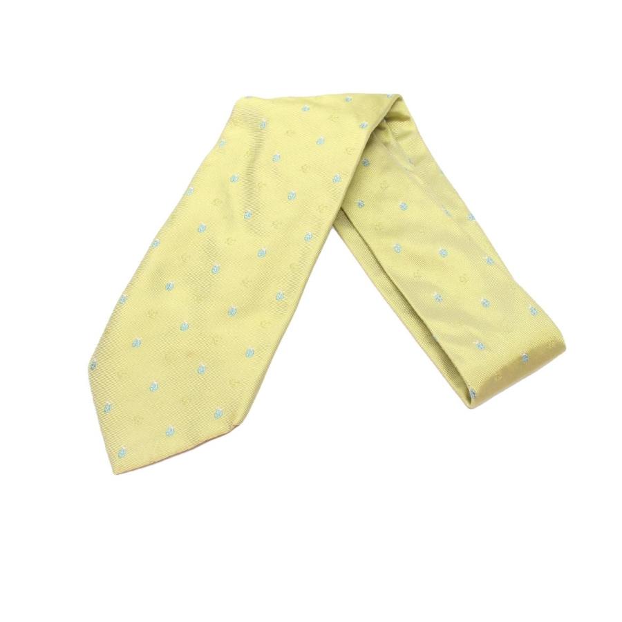 美品 ロエベ ネクタイ シルク100％ てんとう虫柄 メンズ LOEWE 中古