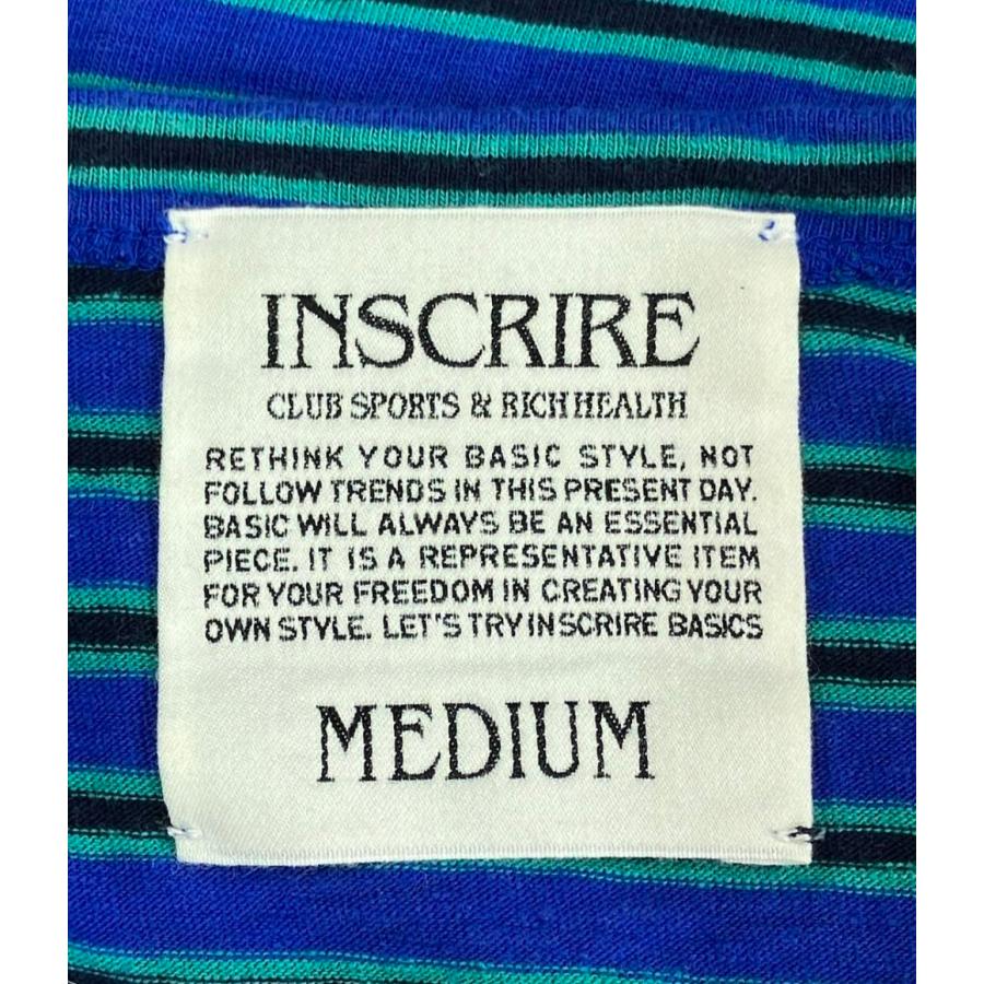 アンスクリア 長袖Tシャツ ボーダー メンズ SIZE MEDIUM (M) INSCRIRE