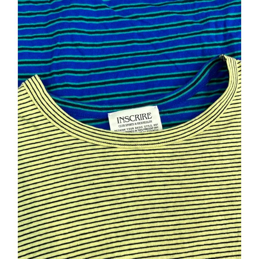 アンスクリア 長袖Tシャツ ボーダー メンズ SIZE MEDIUM (M