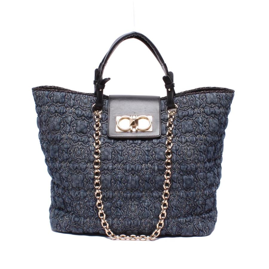 サルバトーレフェラガモ 2wayハンドバッグ チェーンショルダー