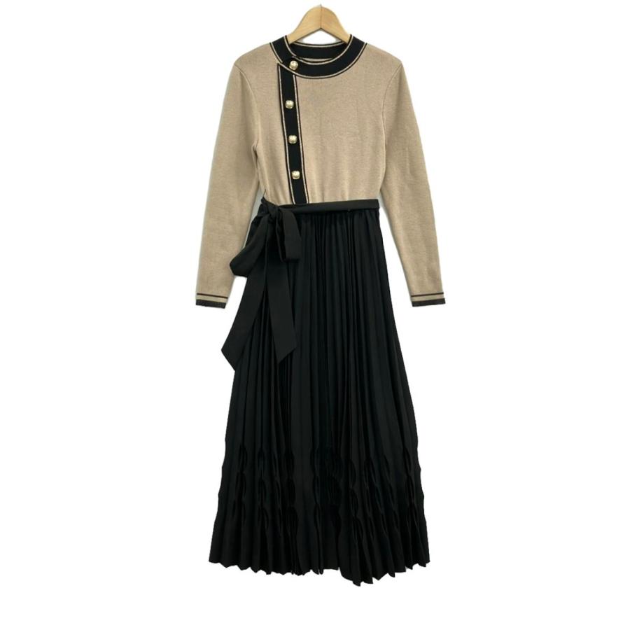 美品 ハーリップトゥ 長袖ワンピース Saint Honore dress レディース  