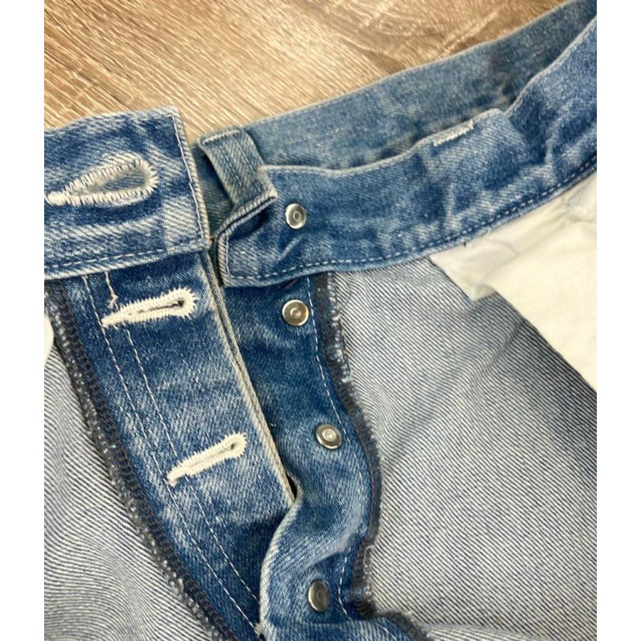 ダブレット デニムパンツ ボンタン ストリート ダメージ ペンキ 古着