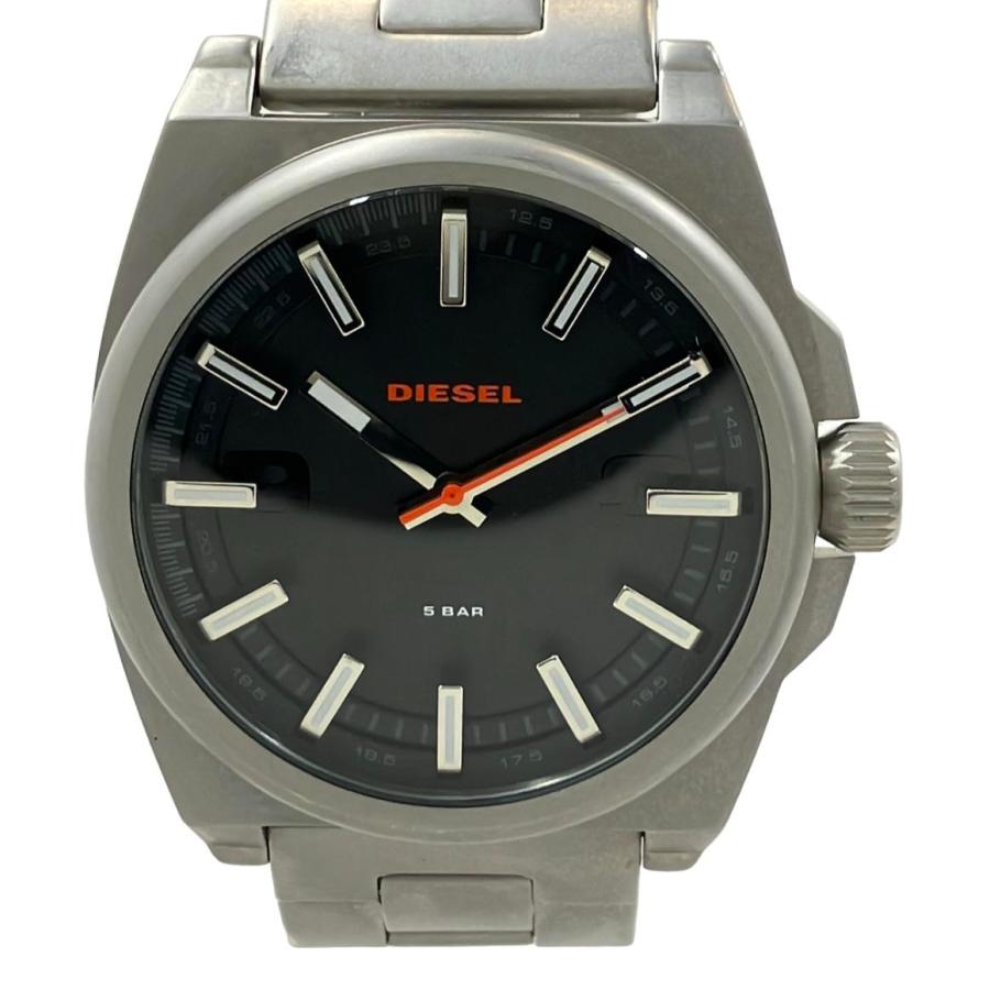 ディーゼル 腕時計 クオーツ ブラック DZ-1614 メンズ DIESEL 中古 