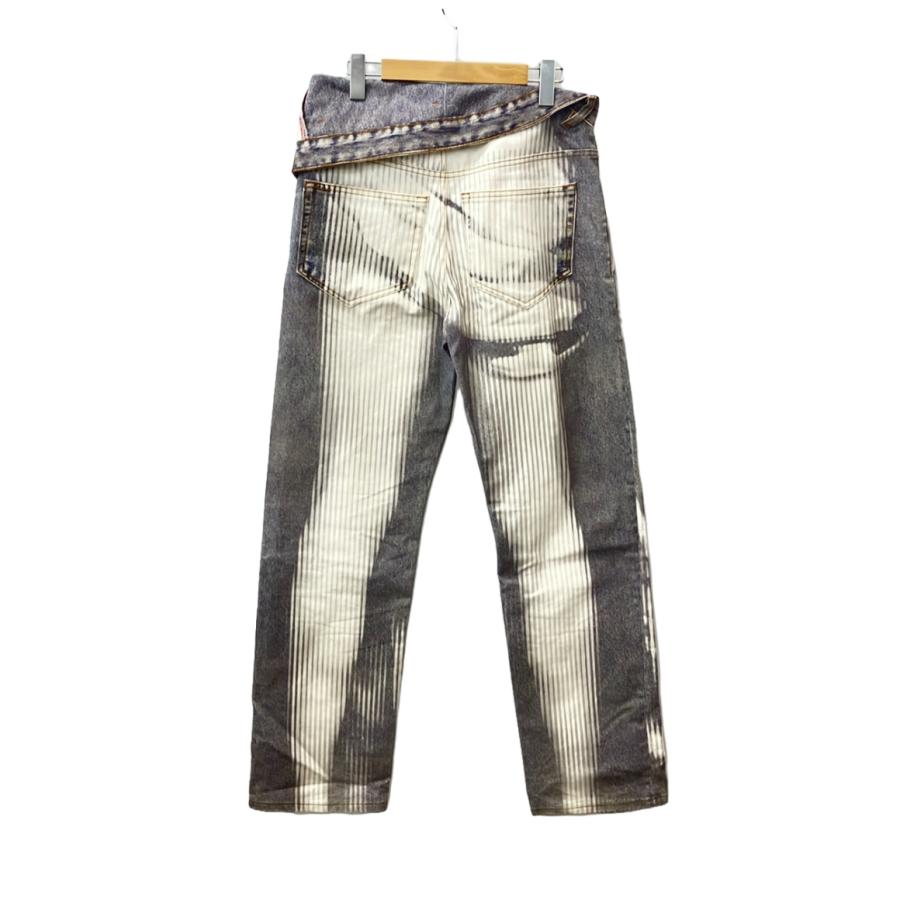 Jean Paul gaultier トロンプルイユバギーデニム グレー 灰色 Jean Paul gaultier トロンプルイユバギーデニム グレー 灰色