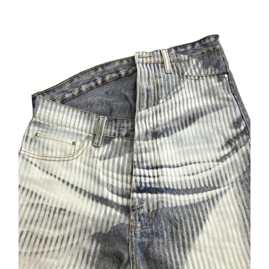 jean paul gaultier トロンプルイユ　ワイドデニム　　　バギー Jean Paul Gaultier トロンプルイユ デニムパンツ | ブルー
