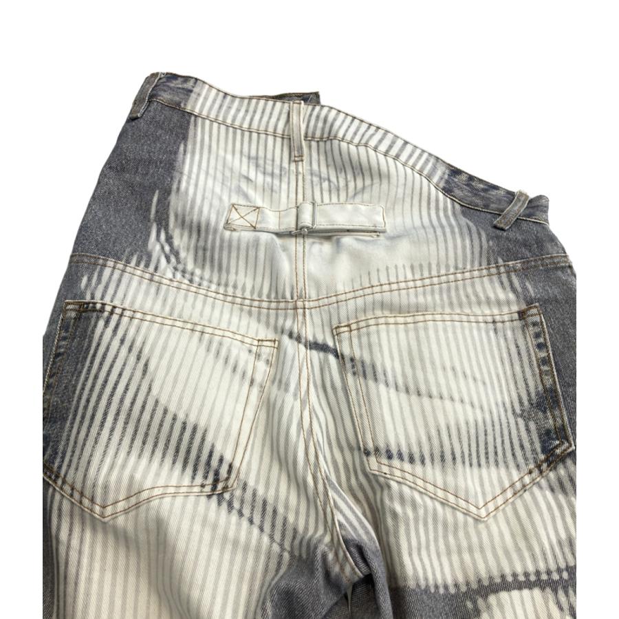 jean paul gaultier トロンプルイユ　ワイドデニム　　　バギー Jean Paul Gaultier トロンプルイユ デニムパンツ | ブルー