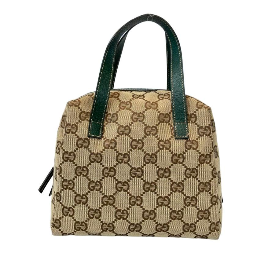 GUCCI グッチ GGキャンバス 124542 203437 ハンドバッグ 美品 グッチ ハンドバッグ GG柄 GGキャンバス 124542 203437