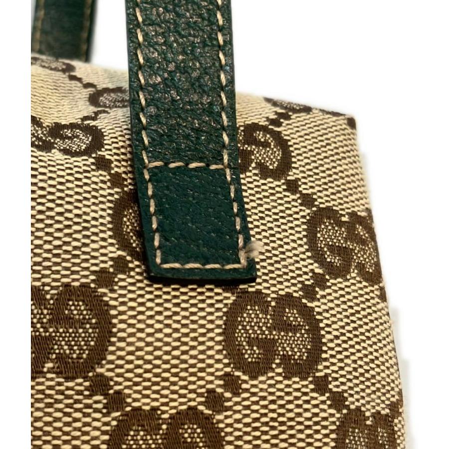 GUCCI グッチ GGキャンバス 124542 203437 ハンドバッグ 美品 グッチ ハンドバッグ GG柄 GGキャンバス 124542 203437