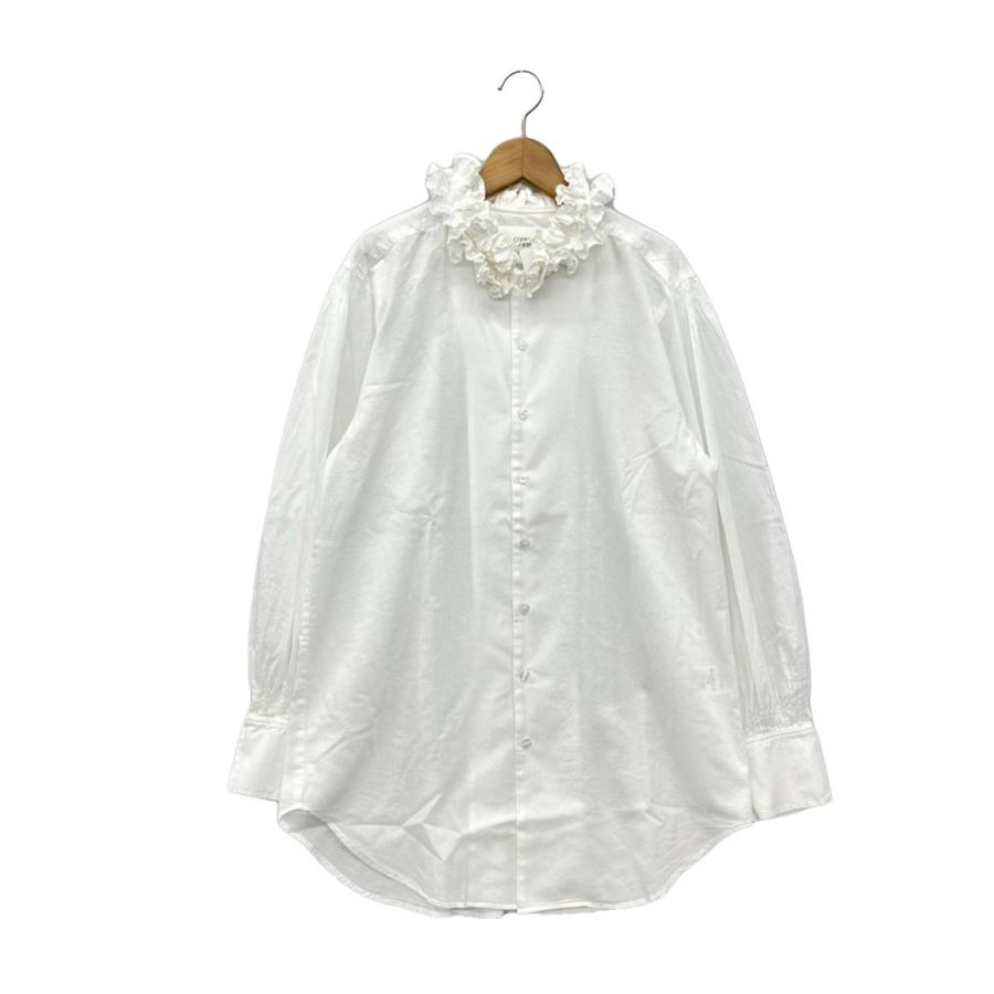 クリンクル フリルシャツ レディース SIZE F (M) crinkle 中古 クリンクル フリルシャツ レディース SIZE F (M) crinkle 中古
