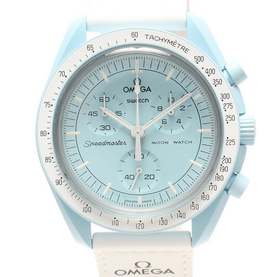 美品 スウォッチ オメガ 腕時計 MISSION TO URANUS MOONSWATCH