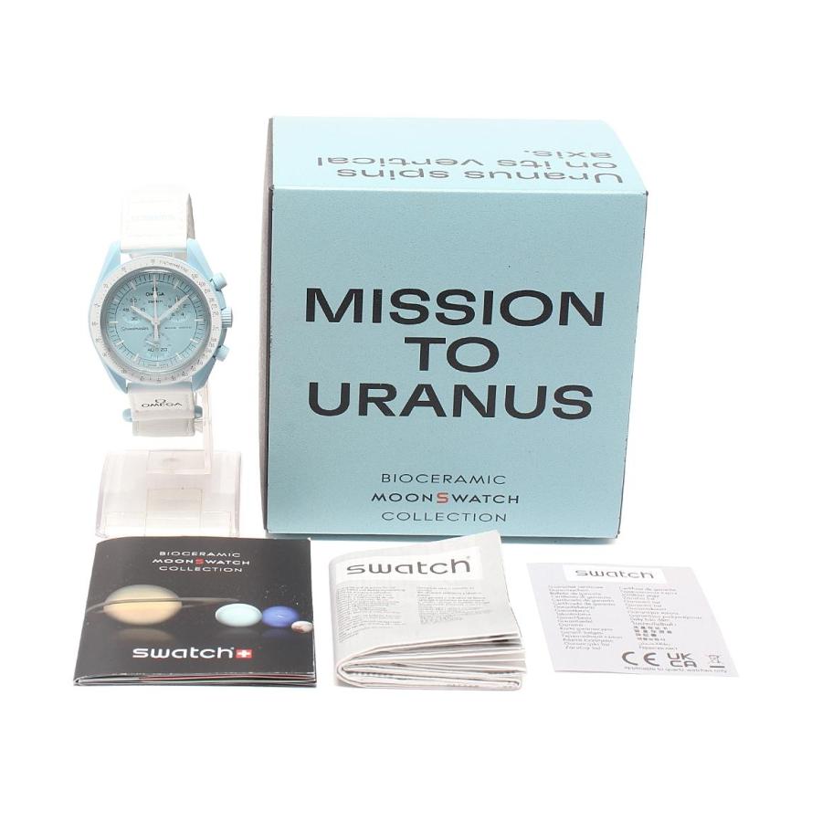美品 スウォッチ オメガ 腕時計 MISSION TO URANUS MOONSWATCH