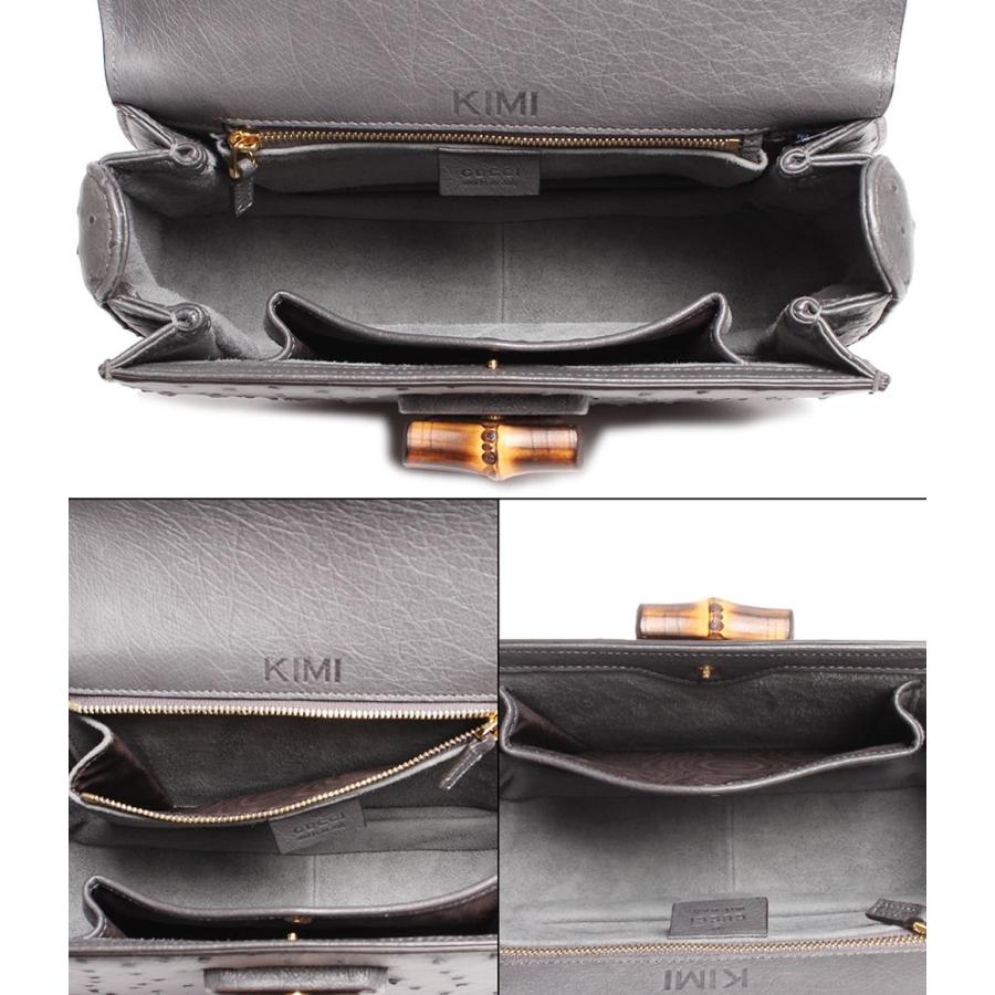 グッチ 2wayレザーハンドバッグ ゴールド金具 バンブー1947