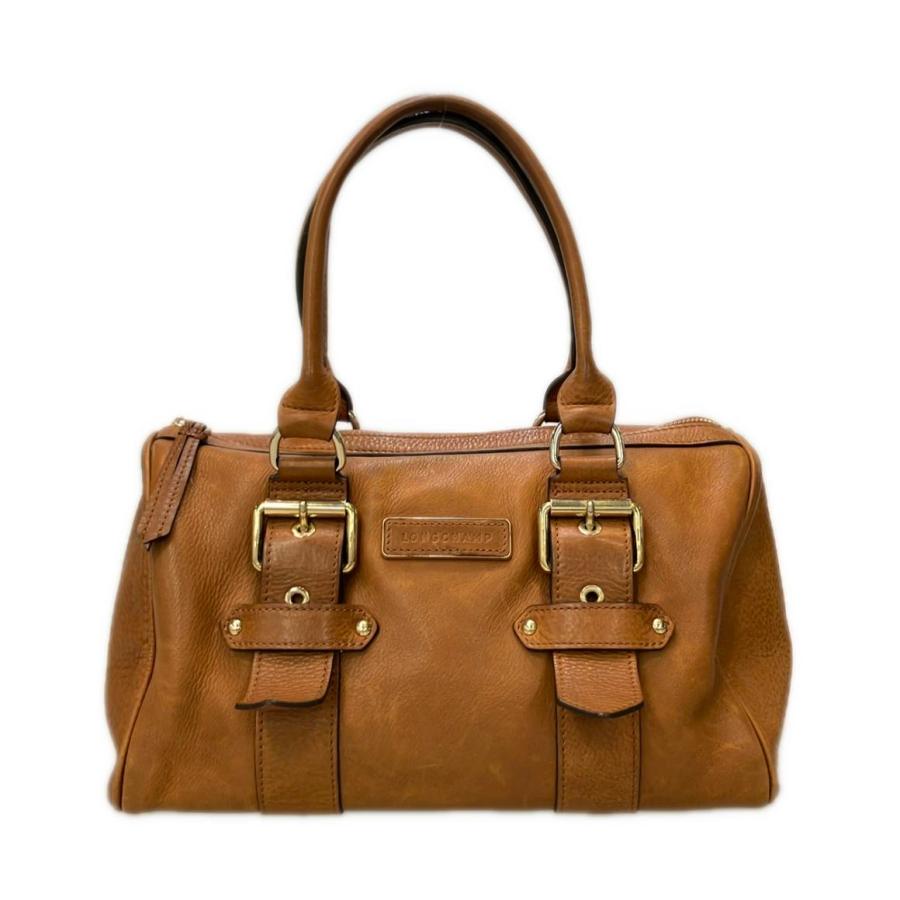 Longchamp ロンシャン 型押し ケイト・モス ショルダーバッグ レザー レディース [中古] LONGCHAMP - Longchamp ロンシャン 型押し ケイト・モス ショルダー