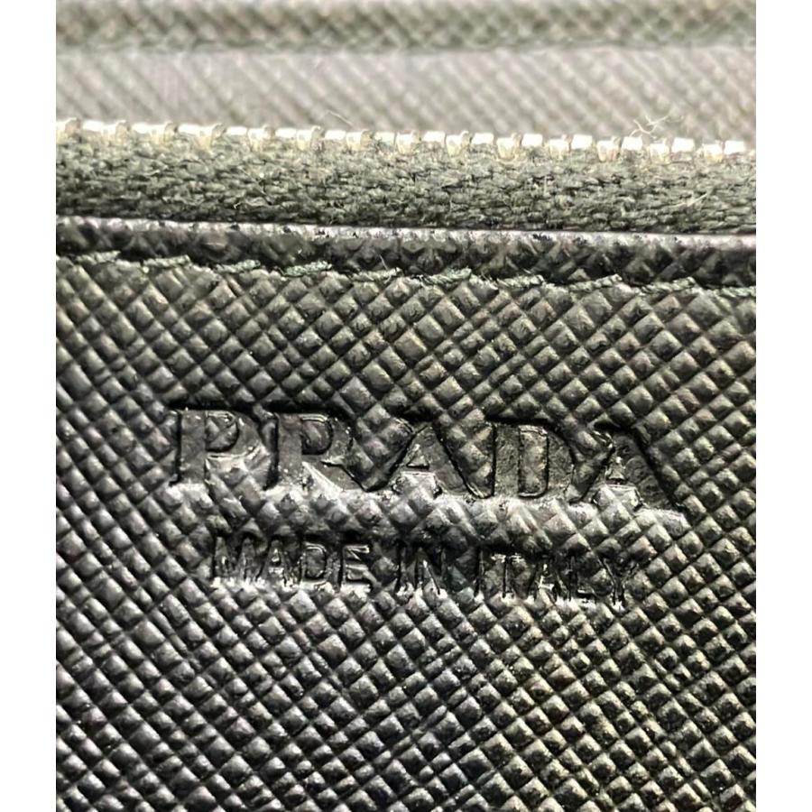 プラダ ラウンドファスナー長財布 サフィアーノ メンズ PRADA 中古