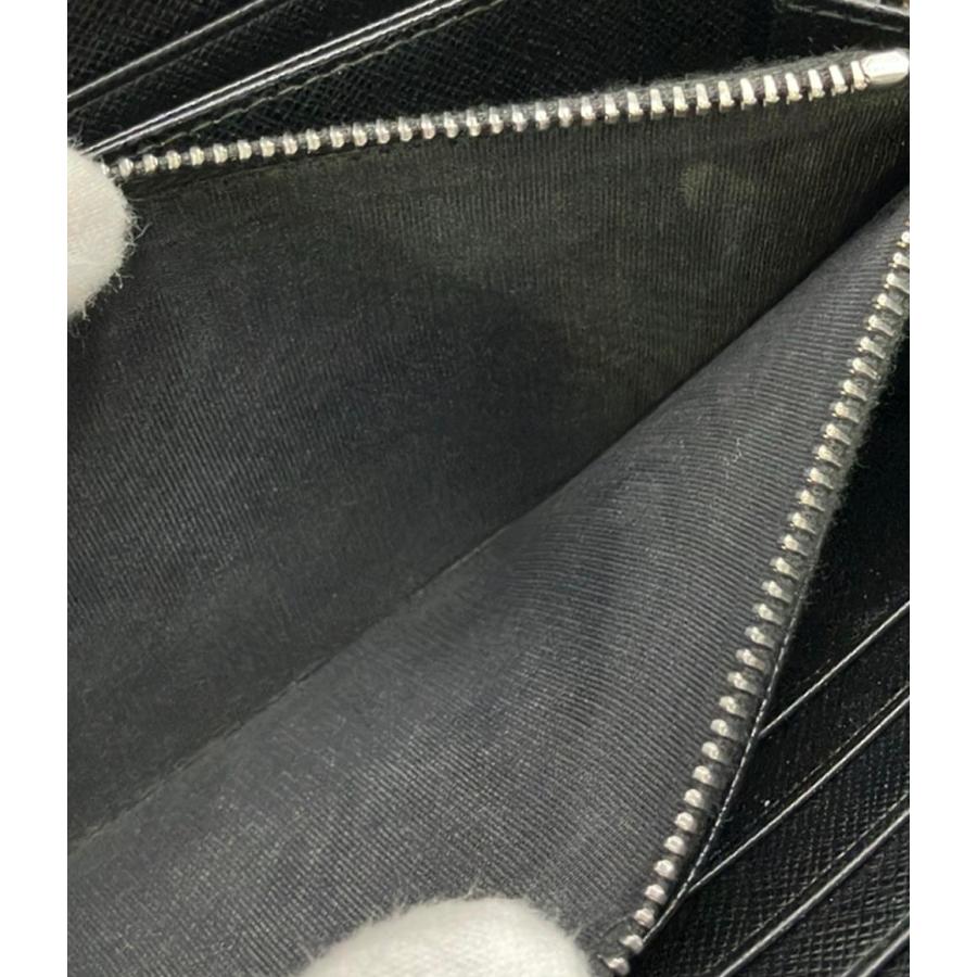 プラダ ラウンドファスナー長財布 サフィアーノ メンズ PRADA 中古