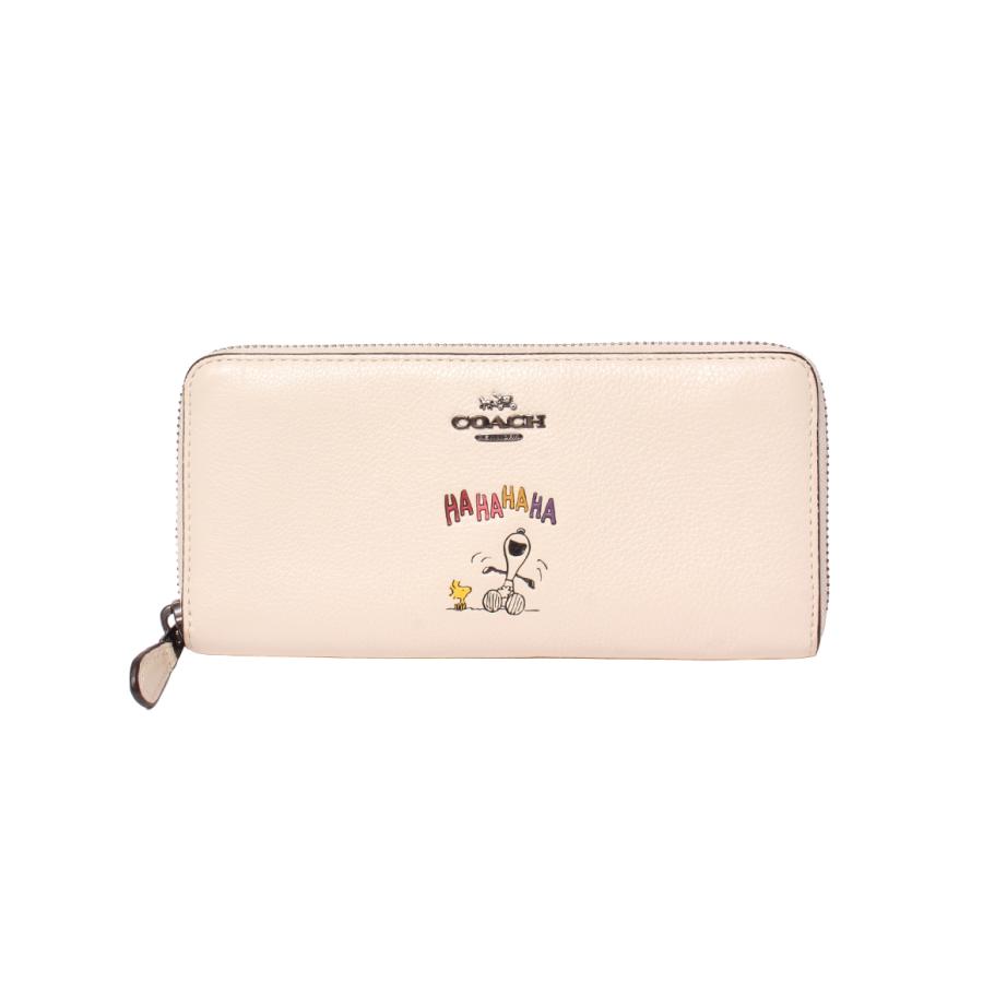 コーチ ラウンドファスナー長財布 スヌーピー 16122B レディース COACH