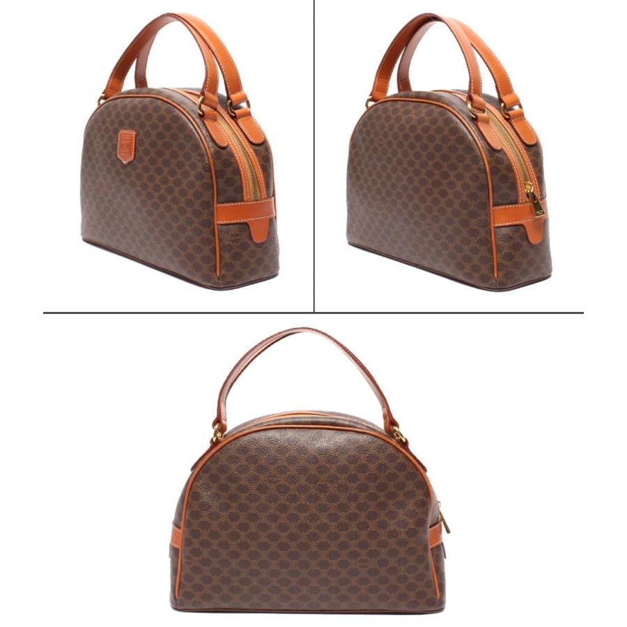 極美品 CELINE マカダム柄 ハンドバッグ CELINE セリーヌ マカダム柄 ハンドバッグ ロゴ コーティング