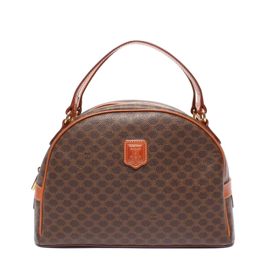 セリーヌ ハンドバッグ ハーフムーン マカダム柄 レディース CELINE
