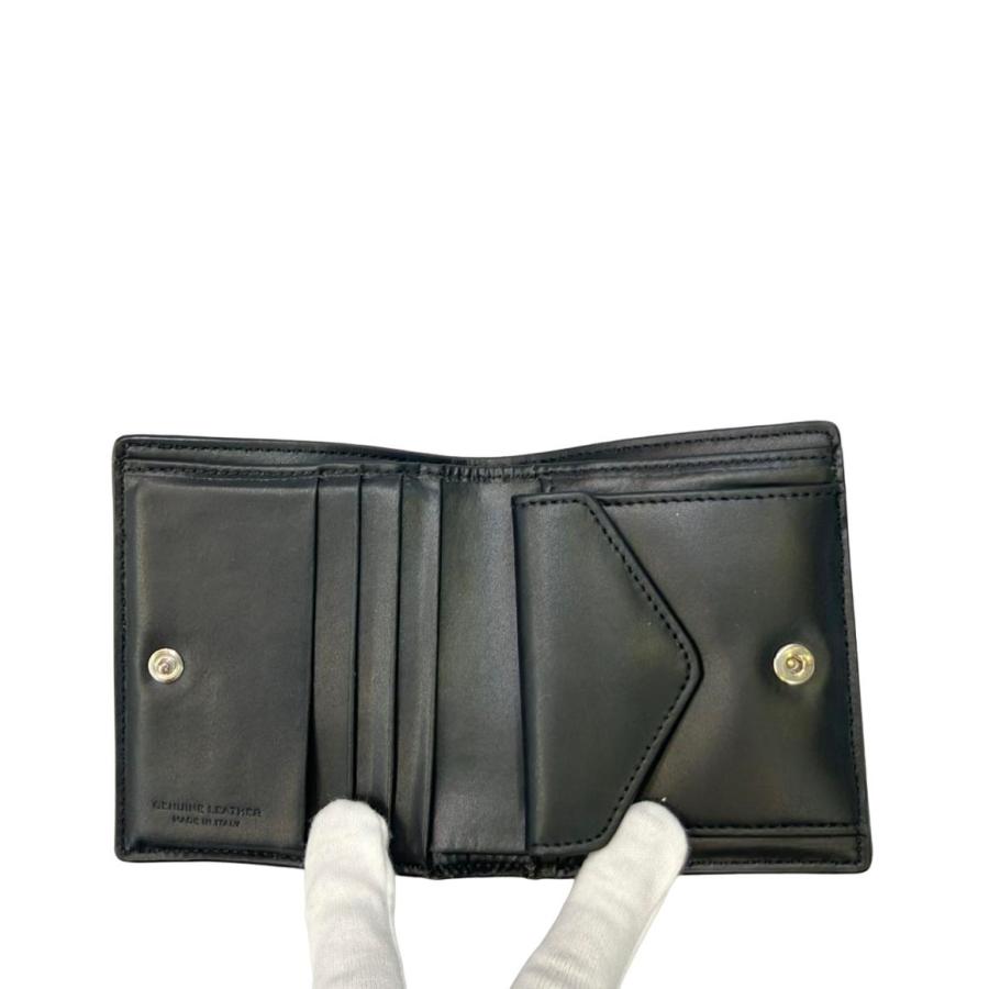 【良品】イアクッチ レザー アバ ウォレット 二つ折り財布 ブルー系 牛革 アバ ウォレット CERVO / IACUCCI | ファッション通販 【公式