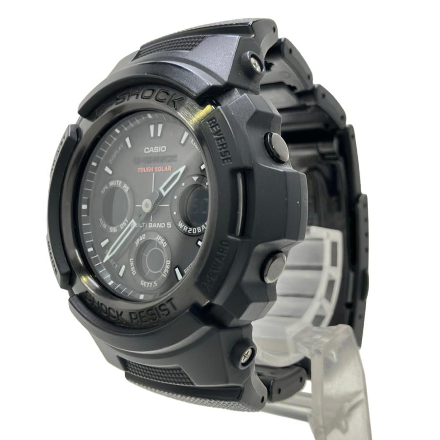 カシオ 腕時計 G-SHOCK ソーラー ブラック AWG-100BC メンズ CASIO