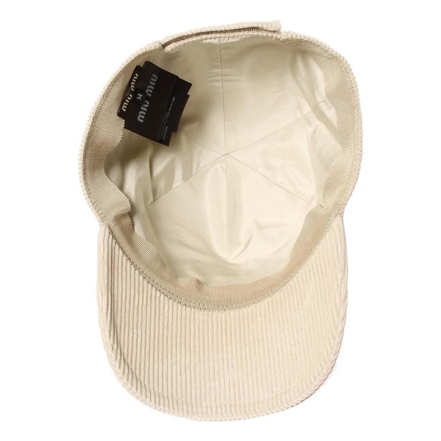 [明日までの限定価格 希少 美品]miu miu コーデュロイキャップ MIU MIU - 極美品 ミュウミュウ miumiu 2023 キャップ 帽子 ロゴ