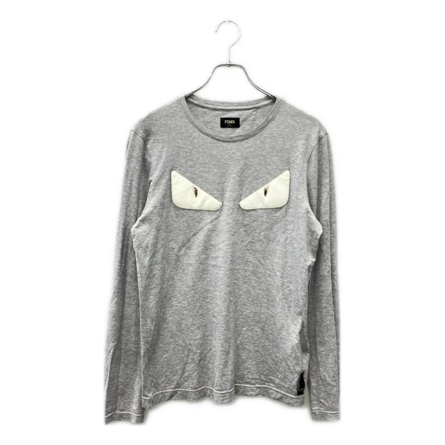 美品 フェンディ 長袖Tシャツ バッグバグズ PR12-16-1082 メンズ SIZE 