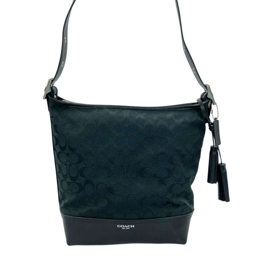美品 コーチ COACH ショルダーバッグ 斜め掛け シグネチャー