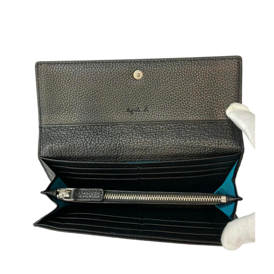 未使用 agnes b. アニエスベー　長財布　ボヤージュ白黒 アニエスベー 長財布 ユニセックス agnes b. 中古 : Rehello by