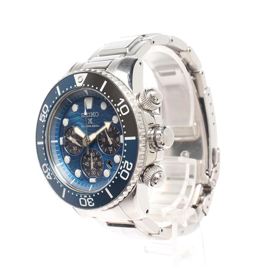 美品 セイコー プロスペックス ダイバーズウォッチ V175 ソーラー 腕時計 セイコー 腕時計 ダイバーズ プロスペックス ソーラー ブルー V175