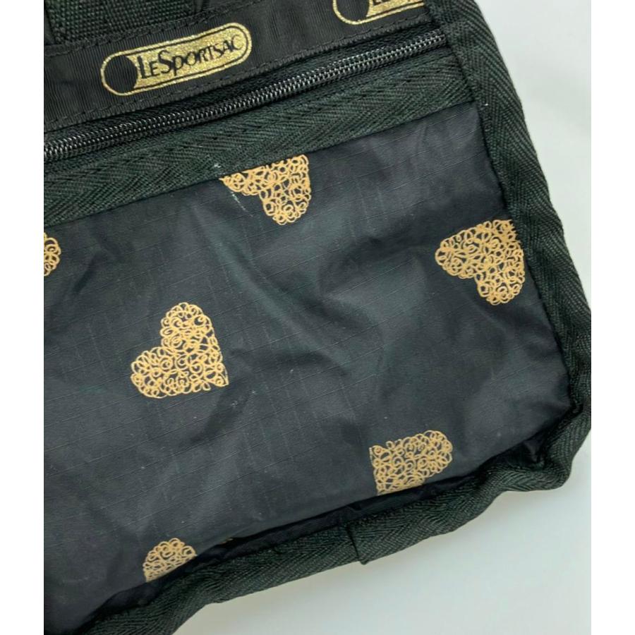 レスポートサック ハート総柄ナイロンボストンバッグ レディース