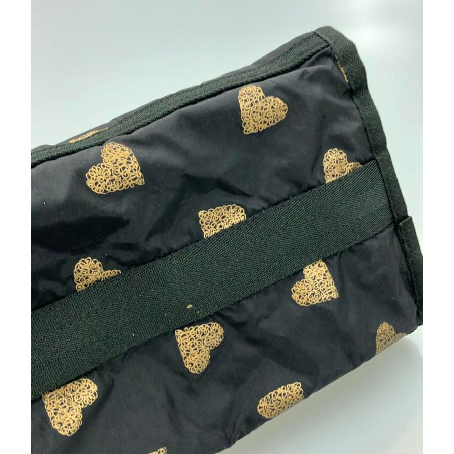 レスポートサック ハート総柄ナイロンボストンバッグ レディース