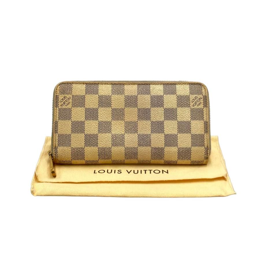 ルイ・ヴィトン ラウンドファスナー長財布 ジッピーウォレット ダミエ