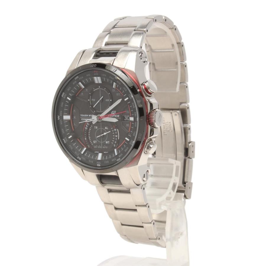 カシオ 腕時計 エディフィス ソーラー ブラック EQW-A1200DB メンズ