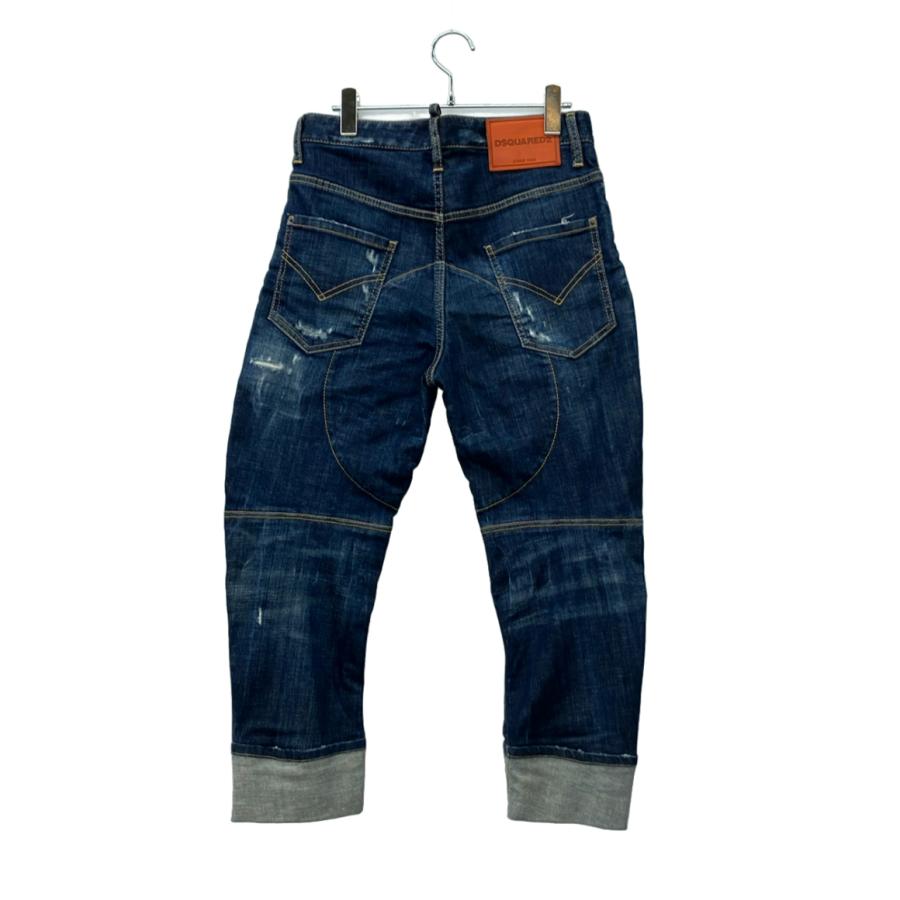 ディースクエアード デニムパンツ ボタンフライ ダメージ加工 21SS 