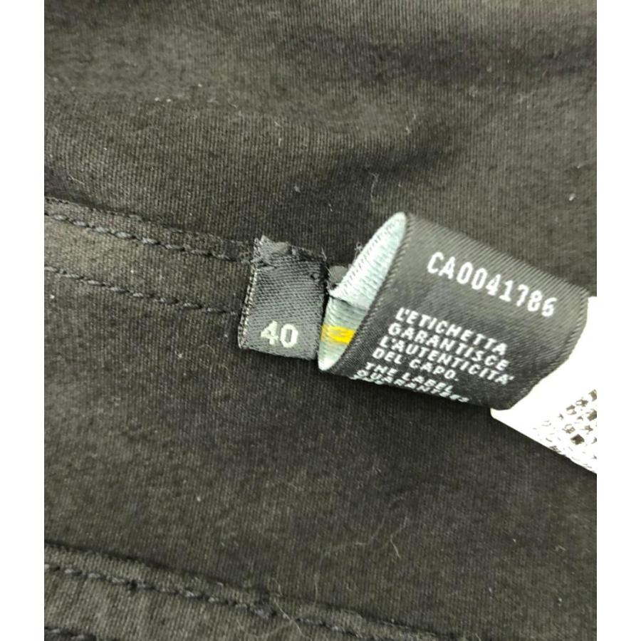 美品 フェンディ レース切替ダブルライダースジャケット レディース