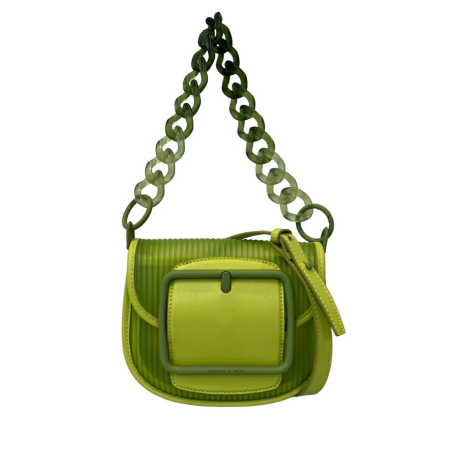 美品 チャールズ＆キース 2way ショルダーバッグ 肩掛け 斜め掛け 