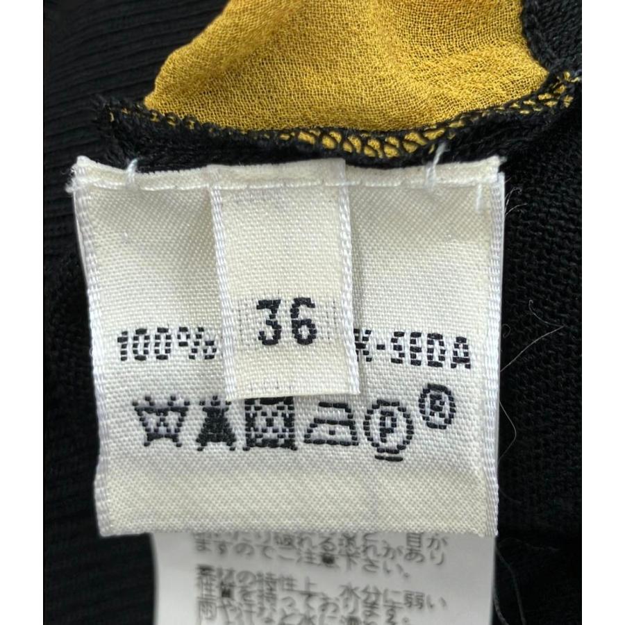 エルメス カシュクール ノースリーブブラウス シルク100% レディース  
