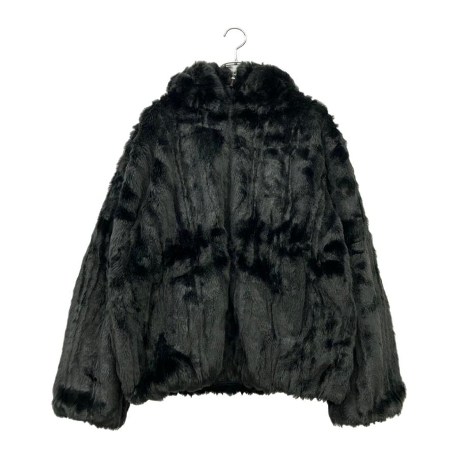 シュプリーム フェイクファー フードジャケット Faux Fur Hooded Jacket 24fw メンズ SIZE L Supreme シュプリーム フェイクファー フードジャケット Faux Fur Hooded