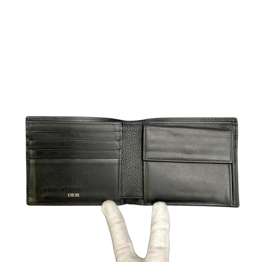 ディオール 二つ折り財布 CD Icon メンズ Dior 中古 : Rehello by