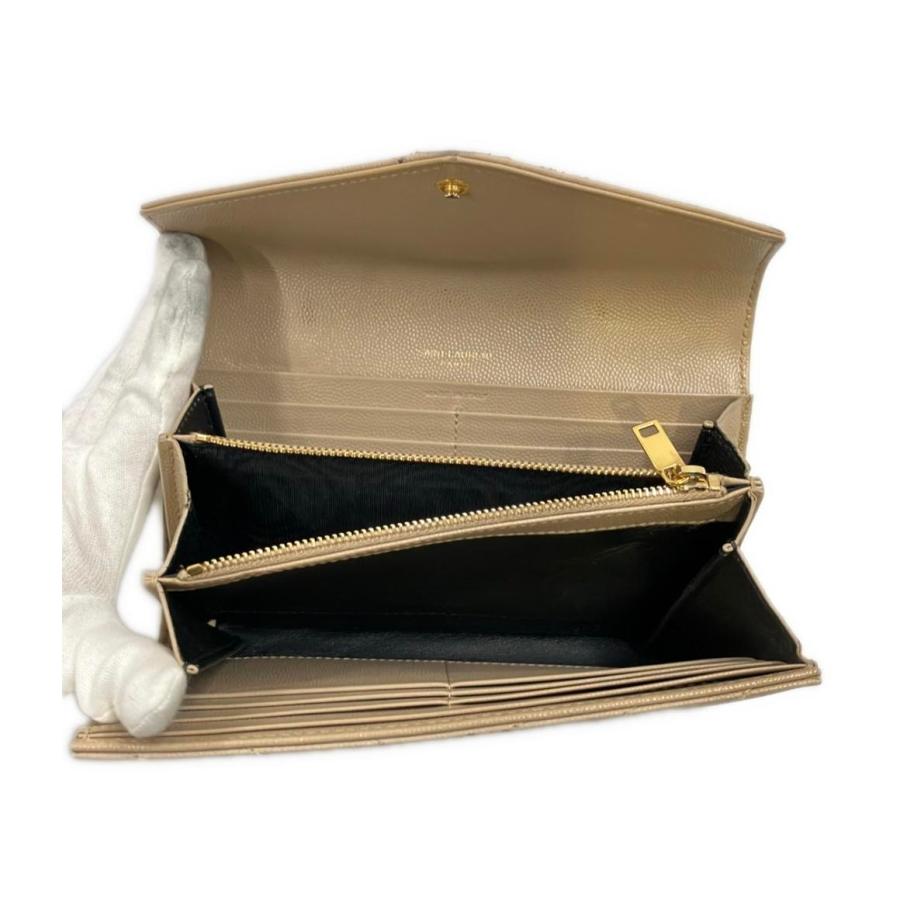 イヴ・サンローラン 二つ折り長財布 カサンドラマトラッセ