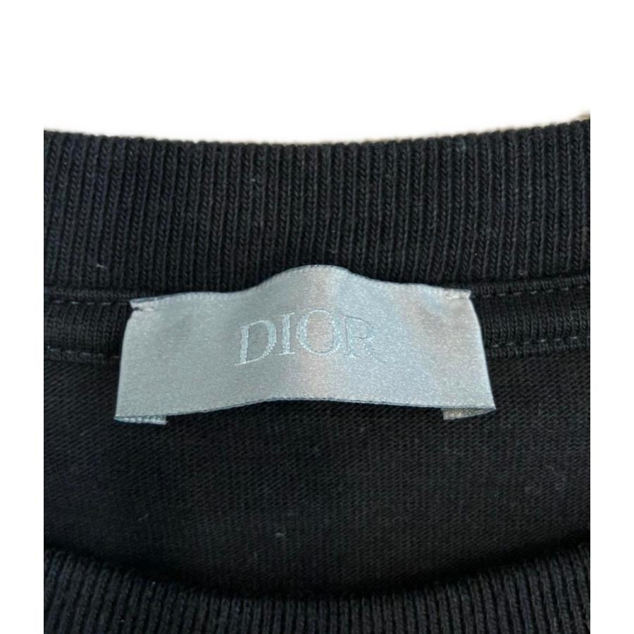美品 ディオール・オム ロゴ刺繍 半袖Tシャツ メンズ SIZE L