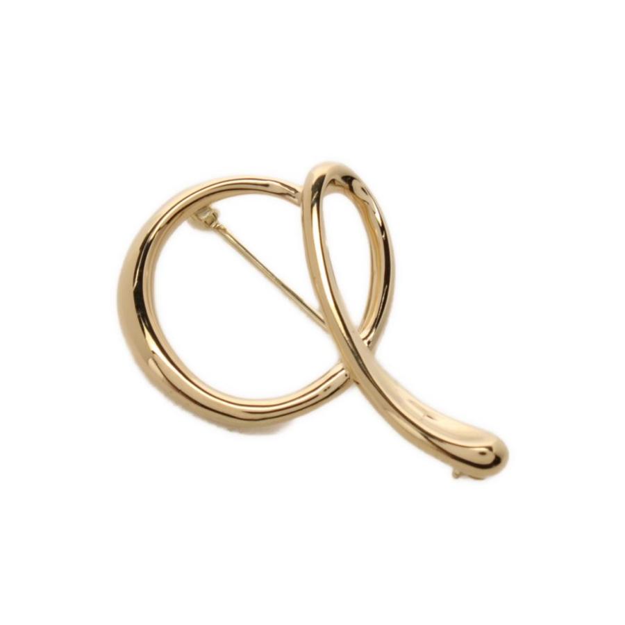 美品 ティファニー ブローチ 18K イニシャルA レディース TIFFANY&Co 