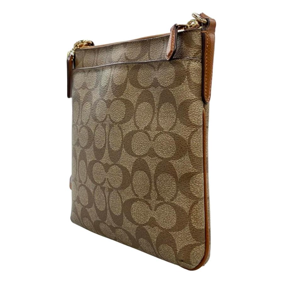 極美品✨COACH コーチ ショルダーバッグ エンボス加工 総柄 ブラウン A4 コーチ ショルダーバッグ レディース ウィン クロスボディ